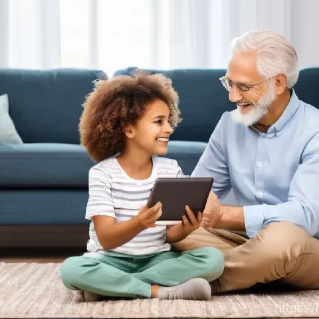 장기보험과 단기보험 비교 - **Prompt 1: Intergenerational Financial Planning and Security**
    "A cozy and well-lit living room...