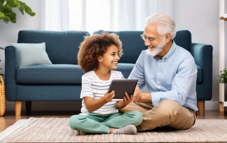 장기보험과 단기보험 비교 - **Prompt 1: Intergenerational Financial Planning and Security**
    "A cozy and well-lit living room...